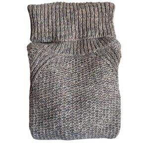 prAna Callisto Sweater Oatmeal Knit Turtleneck Pullover - Size XS